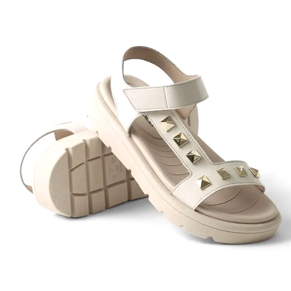 Sandália Papete Feminina Gabriela Off White Piccadilly 486004-01 Branco 4