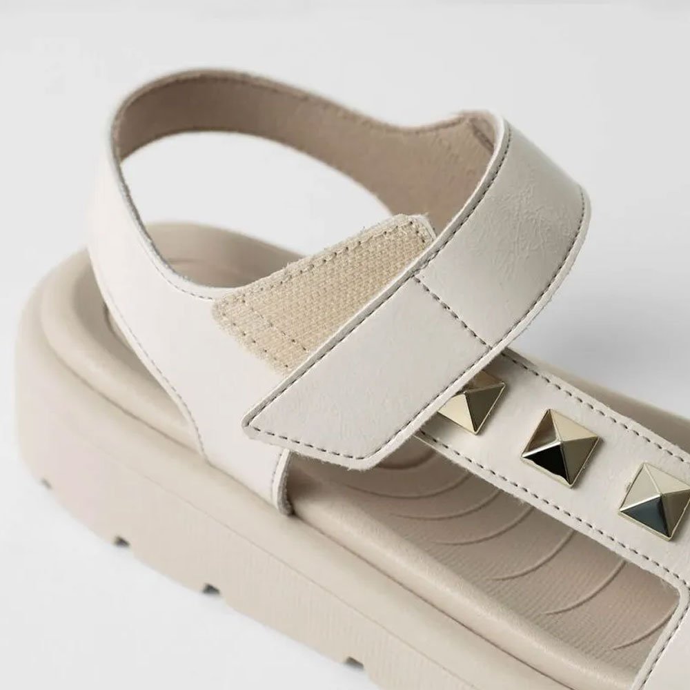 Sandália Papete Feminina Gabriela Off White Piccadilly 486004-01 Branco 5