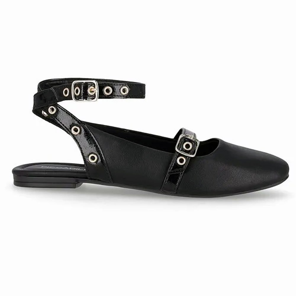 Sapatilha Feminina Tatiane Slingback Preto Piccadilly 272001-02 Preto 2