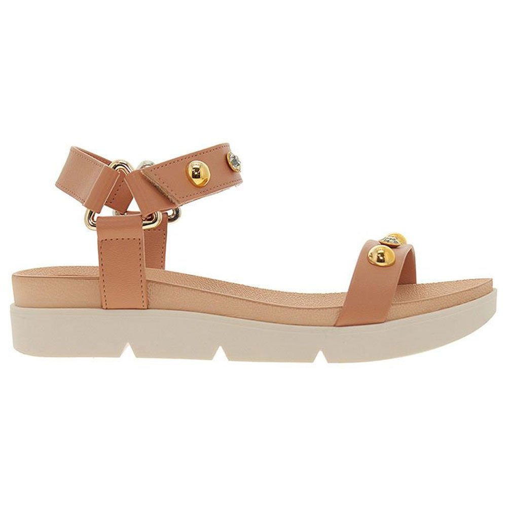 Sandália Papete Feminina Napa Nude Beira Rio 8387.537 Bege 2