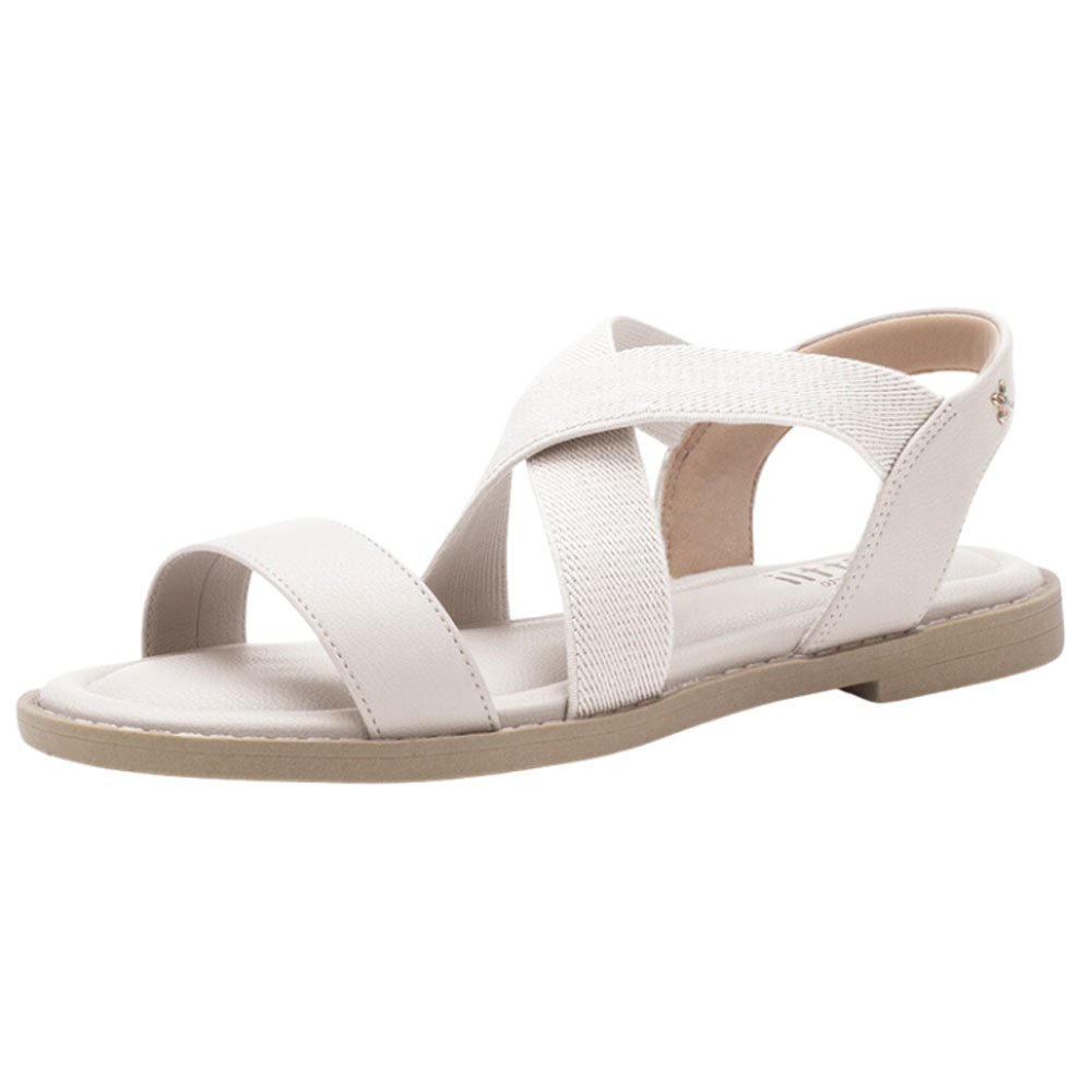 Sandália Feminina Papete Floater Lux Off Off White Softli 10018.10079 Branco 2