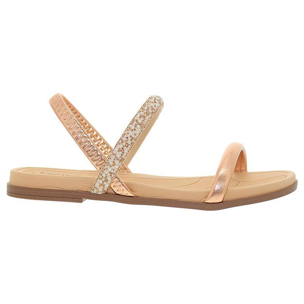 Sandália Feminina Slingback Ouro Rosado Beira Rio 8507.103 Bege 2