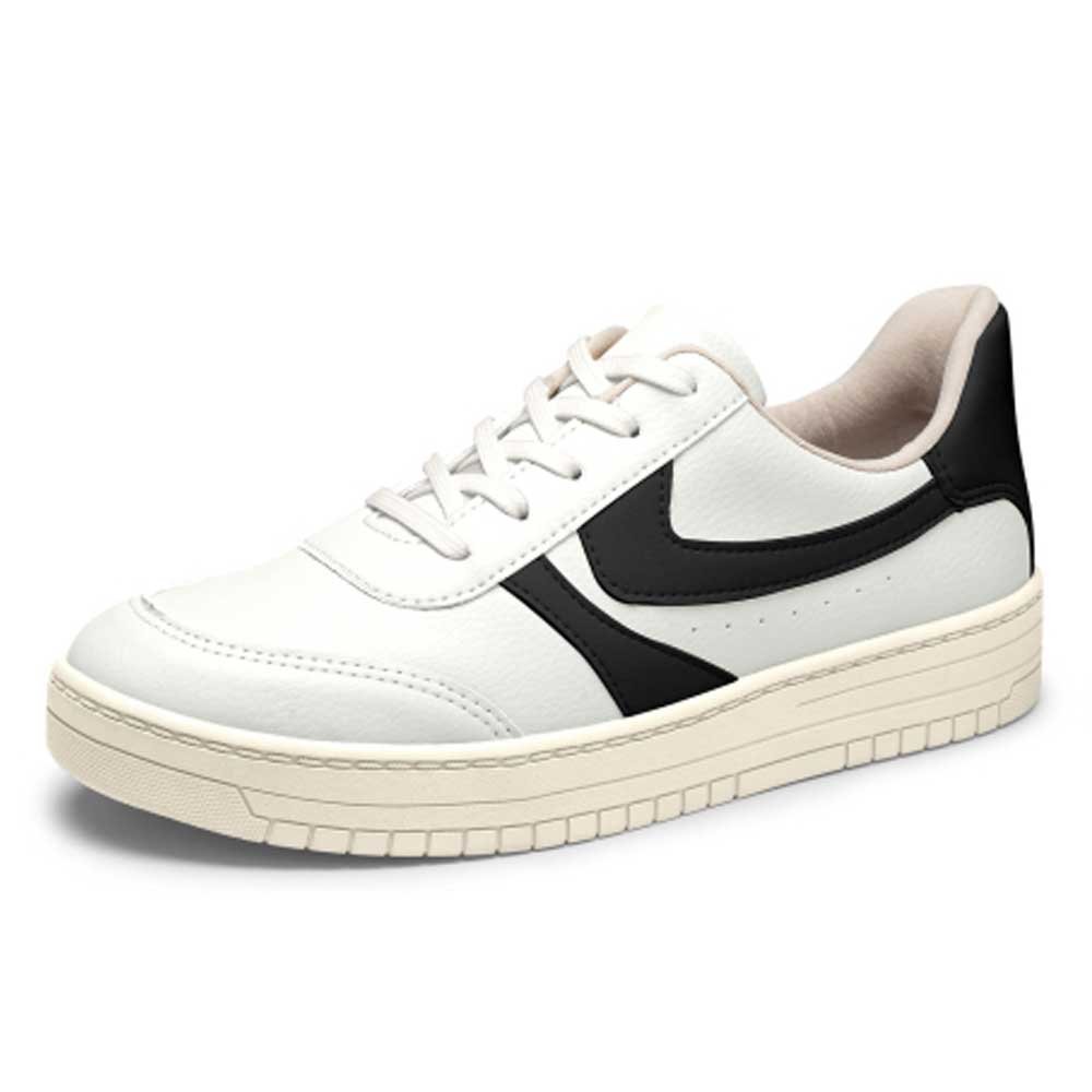 Tênis Casual Feminino White Essenza Preto Dakota DA791-0007 Branco 2