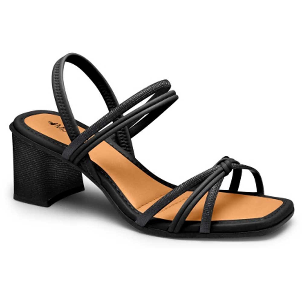 Sandália Feminina Virtebo Preto Mississipi MB471-0001 Preto 1