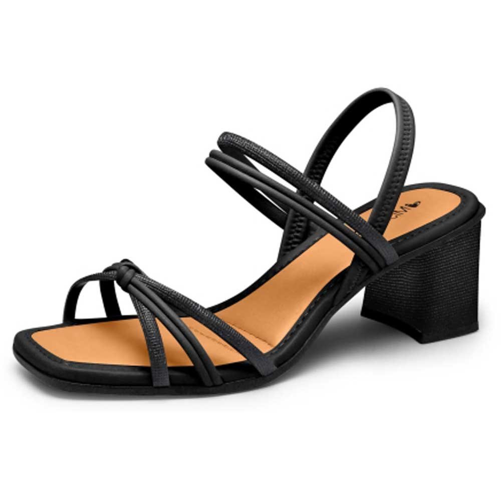Sandália Feminina Virtebo Preto Mississipi MB471-0001 Preto 2