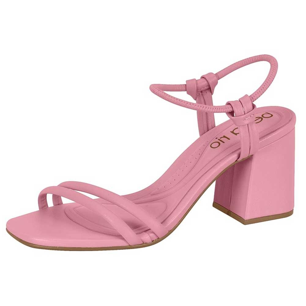 Sandália Feminina Napa Stretch Rosa Beira Rio 8436.213 Rosa 2