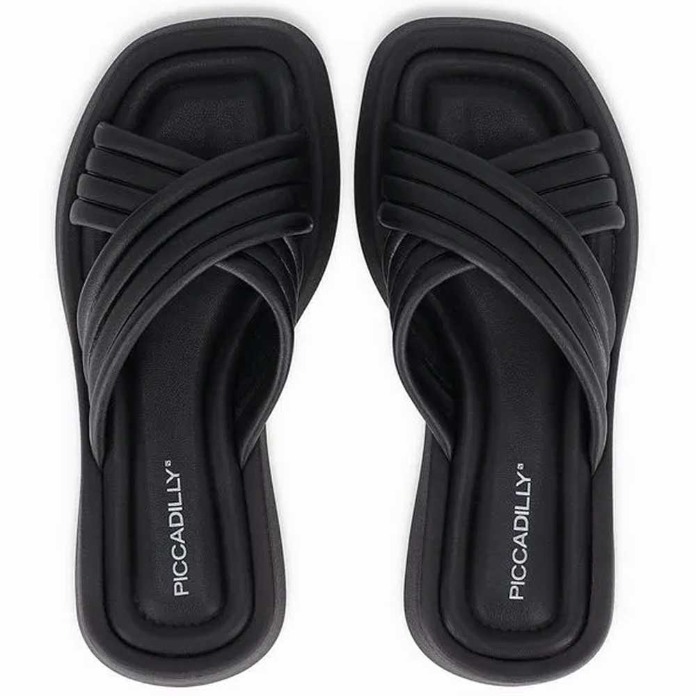 Tamanco Feminino Cristiani Anabela Preto Piccadilly 223058-9 Preto 2