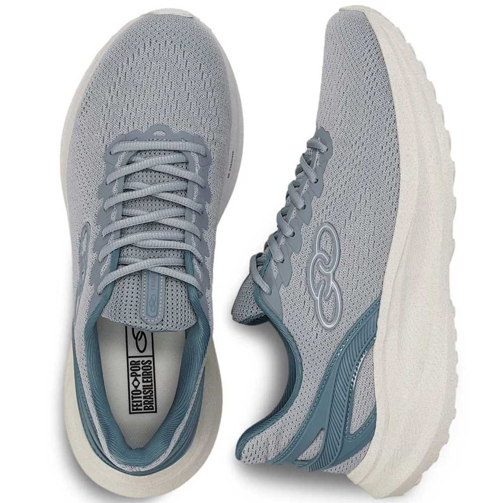 Tênis Esportivo Unissex Triunfo 3 Cinza Azul Olympikus Azul 2