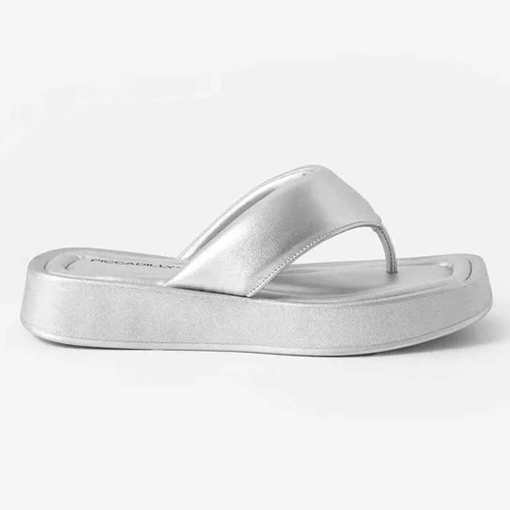 Chinelo Feminino Cristiani Prata Piccadilly 223059-7 Prata 1