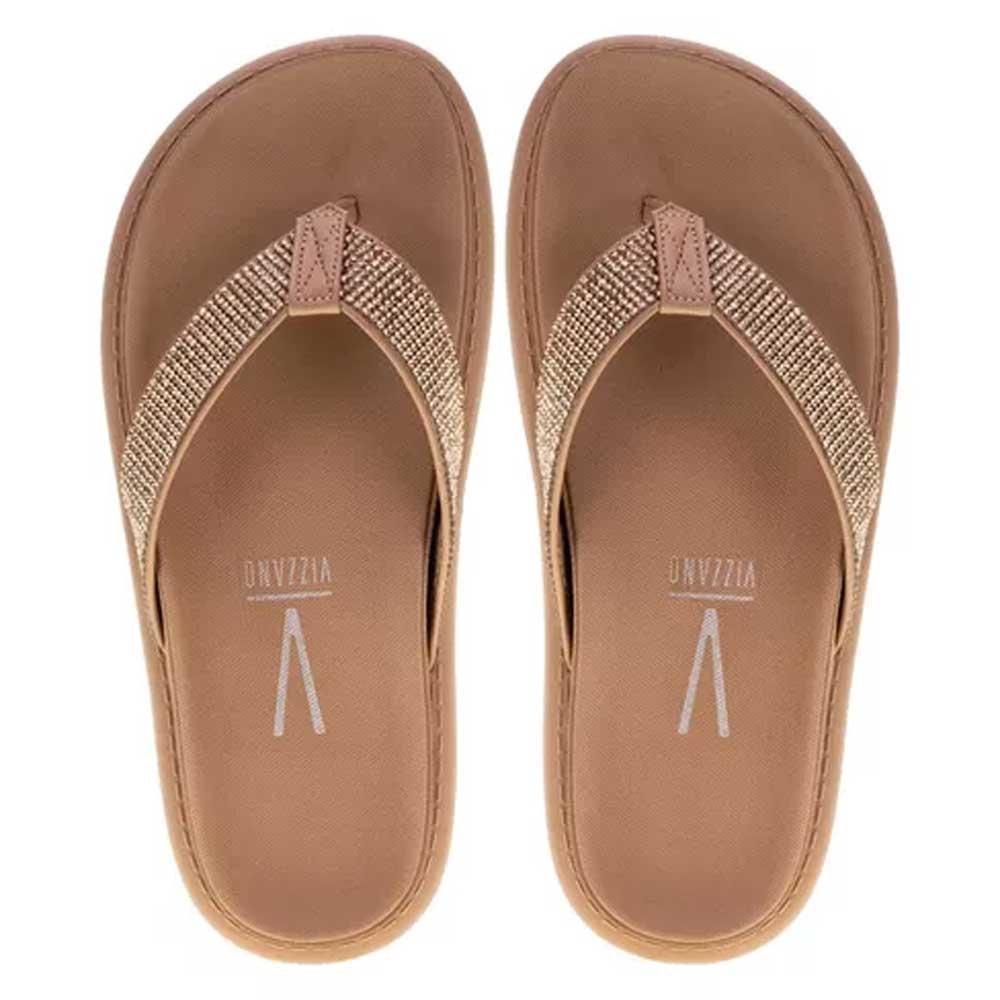 Chinelo Feminino Flatform Puffer Nude Vizzano 6459.127 Marrom 2