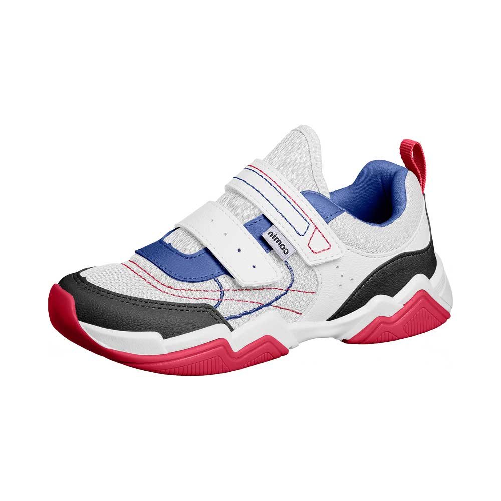 Tênis Infantil Energy Branco Preto Colorido Camin 2489-550JU Multicores 2