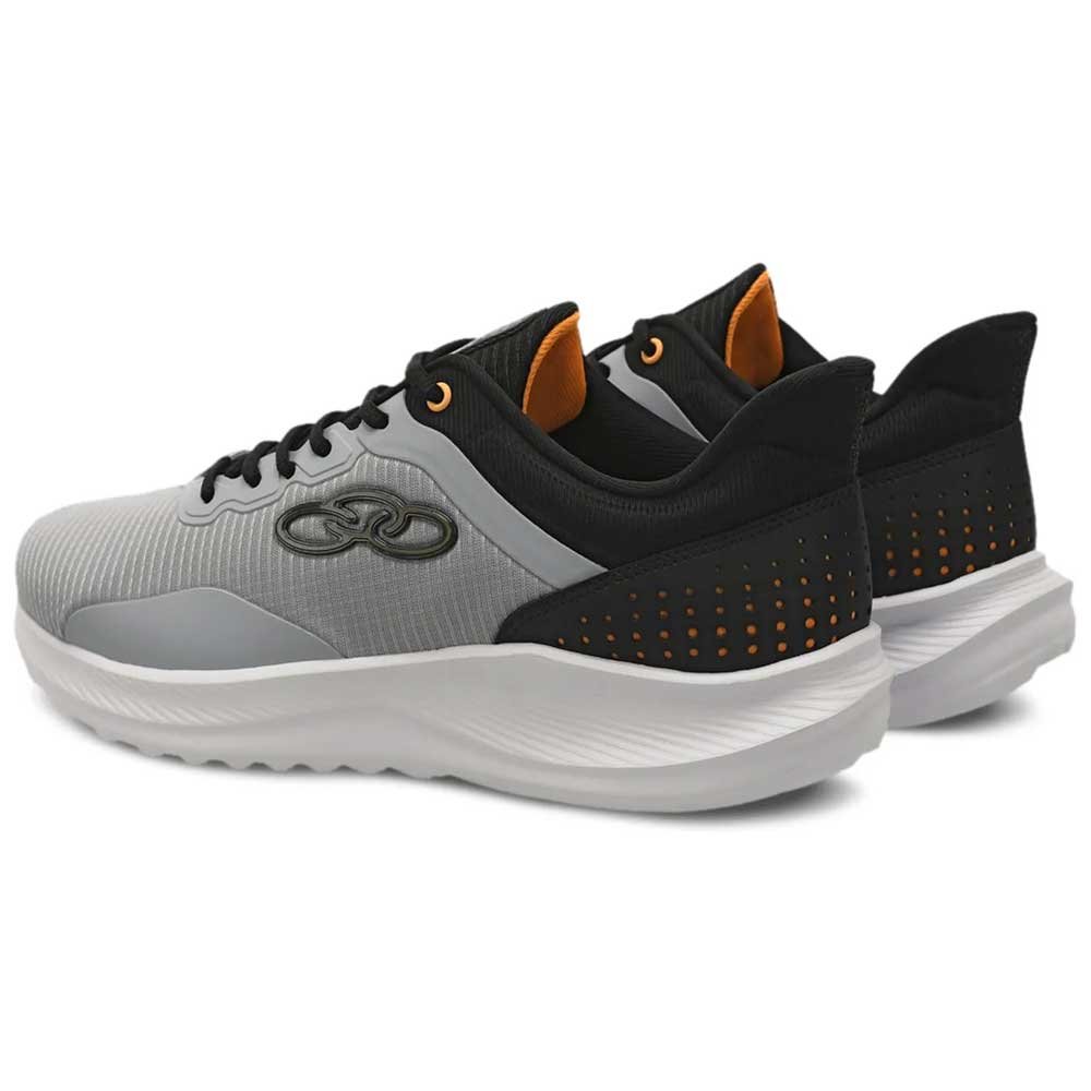 Tênis Esportivo Unissex Zex Lunar Preto Olympikus 168 Cinza