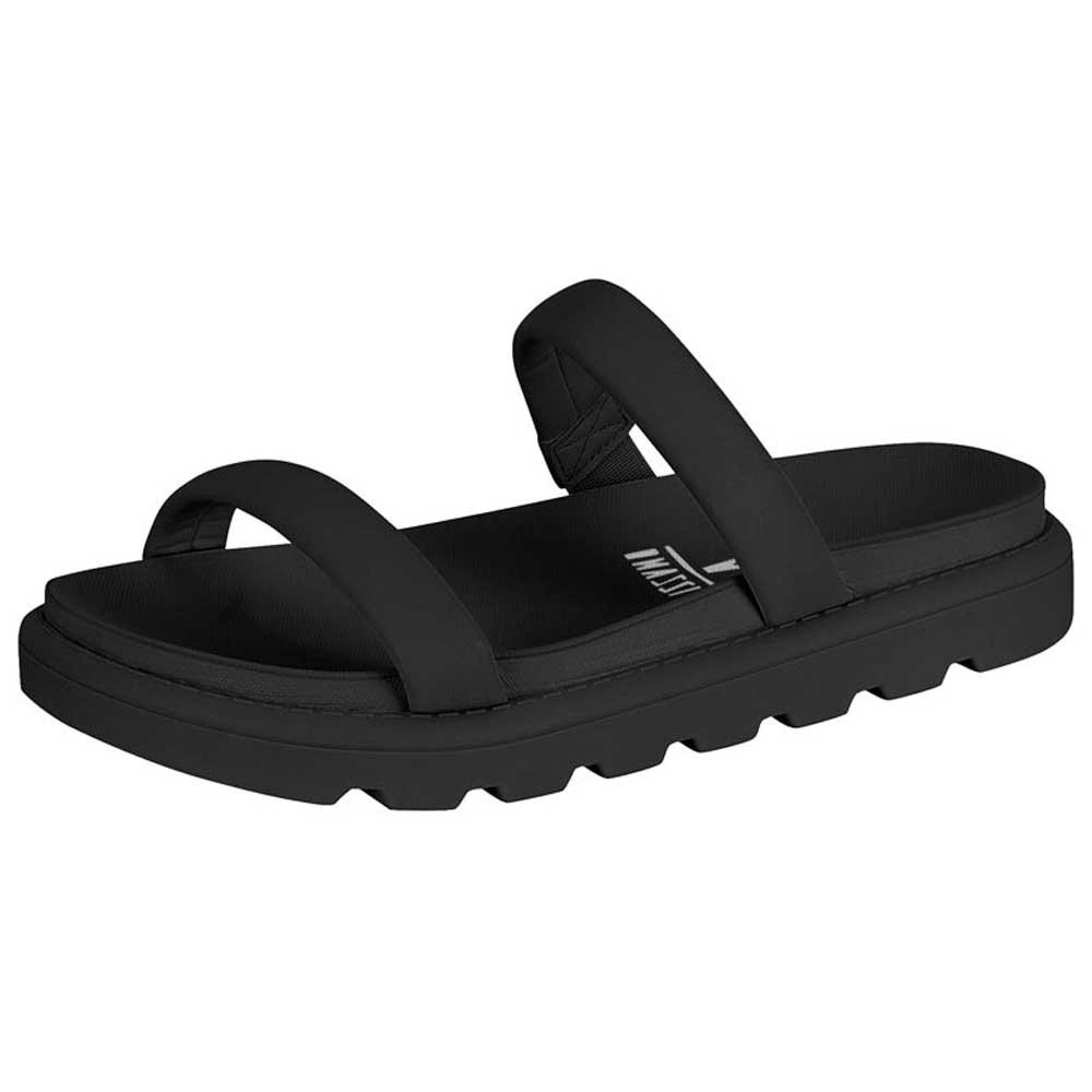 Chinelo Feminino Flatform Slide Preto Vizzano 6459.110 Preto 2