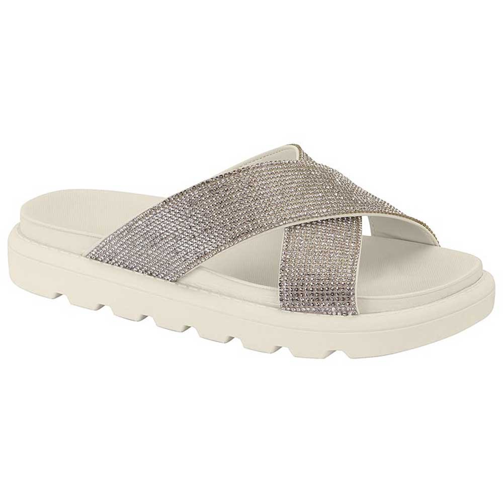 Chinelo Feminino Flatform Cristal Branco Off Vizzano 6459.122 Branco 2