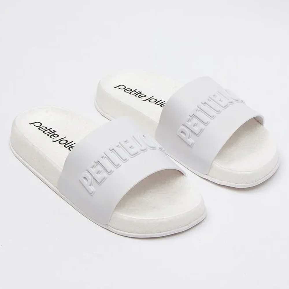 Chinelo Slide Feminino Puff Branco Petite Jolie PJ7132 Branco