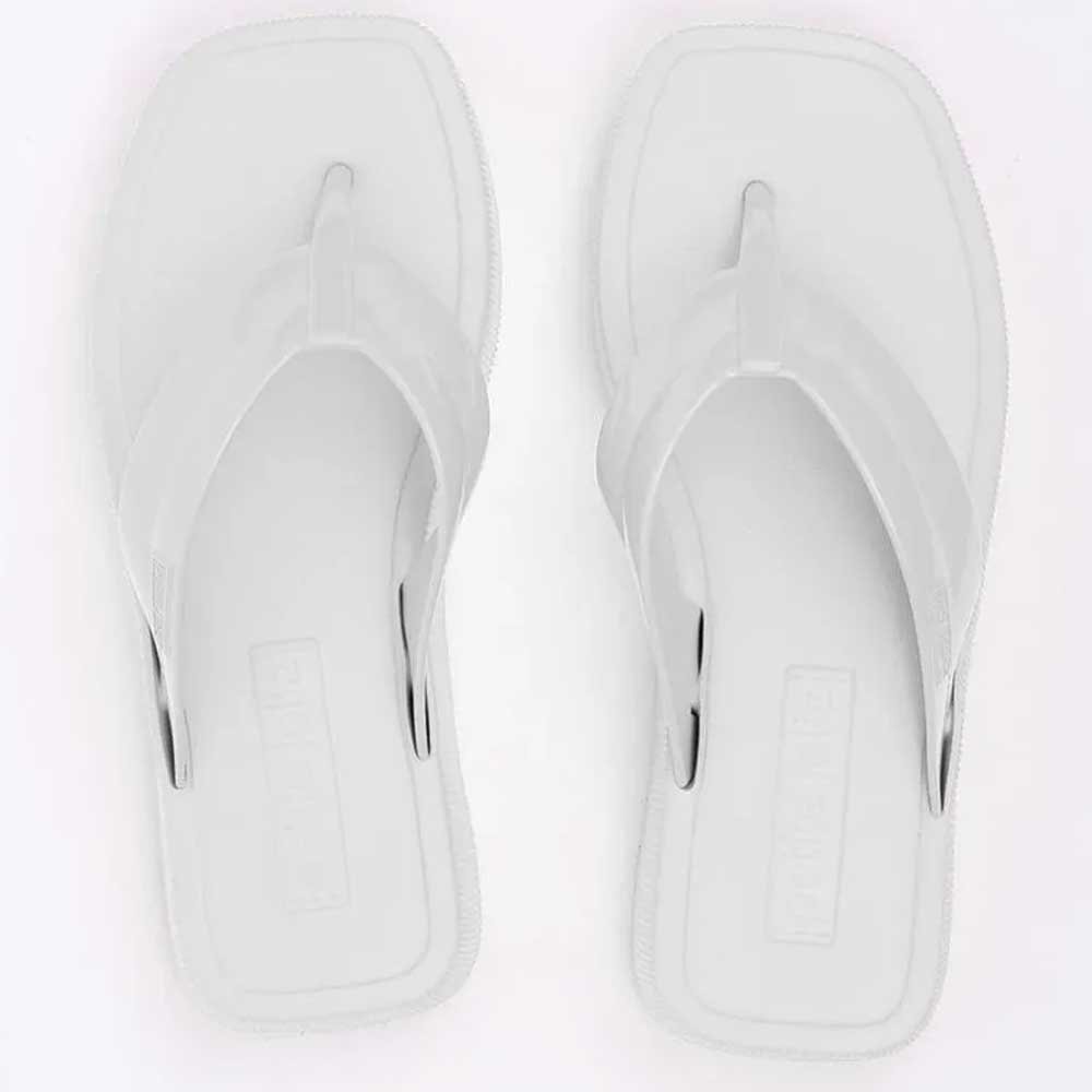 Chinelo Feminino Flatform Hit White Petite Jolie PJ6141 Branco 3