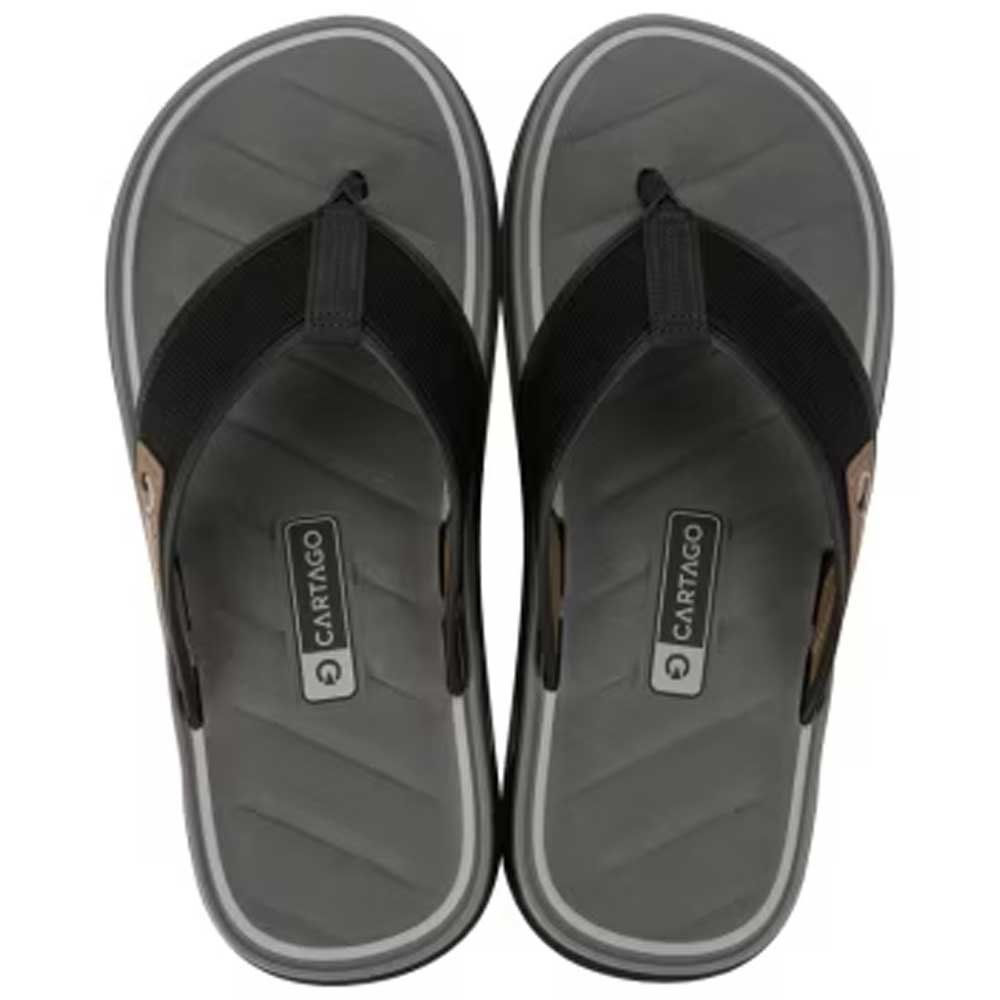 Chinelo Masculino Málaga Sport Preto Castor Cartago 12308-BJ519 Preto 2