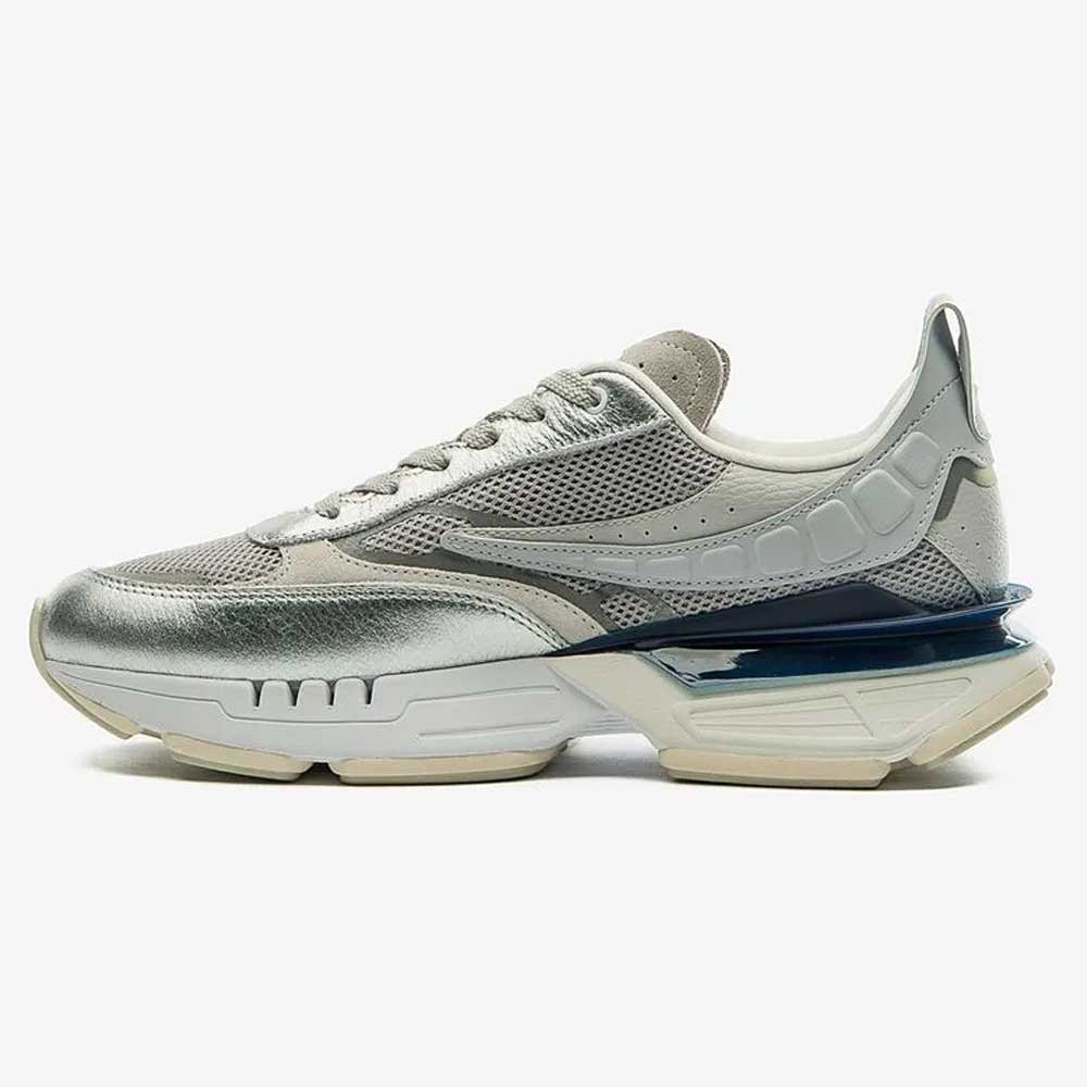 Tênis Masculino Renno Racer 2000 Prata Bege Branco Fila F01L00266-6249 Prata 3