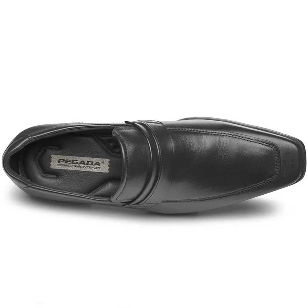 Sapato Social Masculino Couro Preto Pegada 127002-01 Preto 3