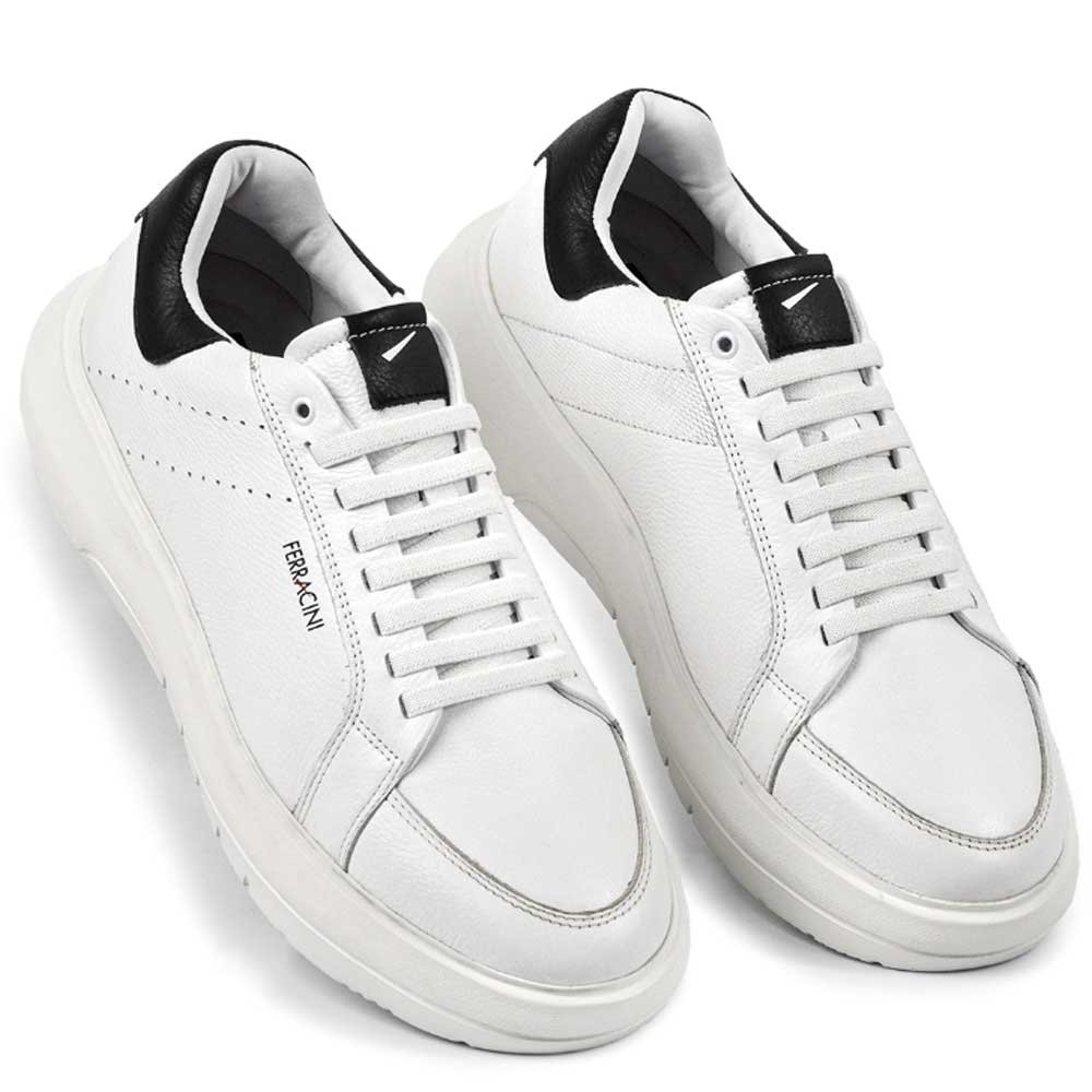 Tênis Masculino Sneaker Energy Branco Ferracini 8286-695C Branco 2
