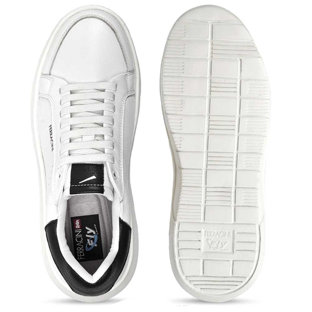 Tênis Masculino Sneaker Energy Branco Ferracini 8286-695C Branco 3