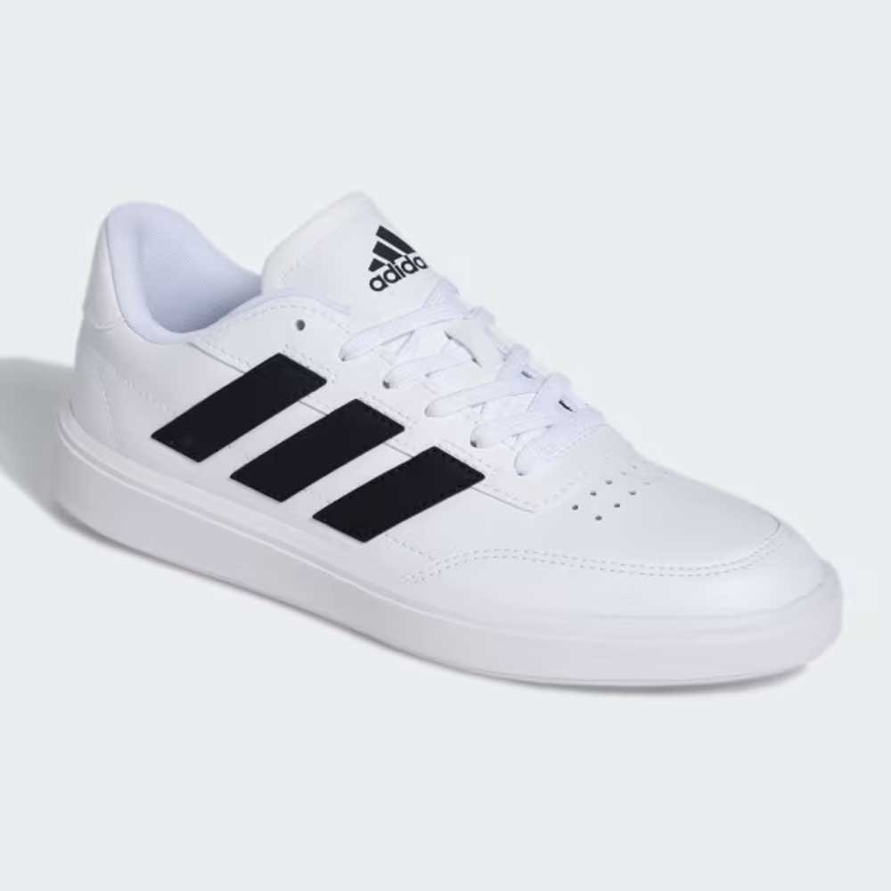 Tênis Casual Masculino Courtblock Branco Preto Adidas JJ7372 Branco 3