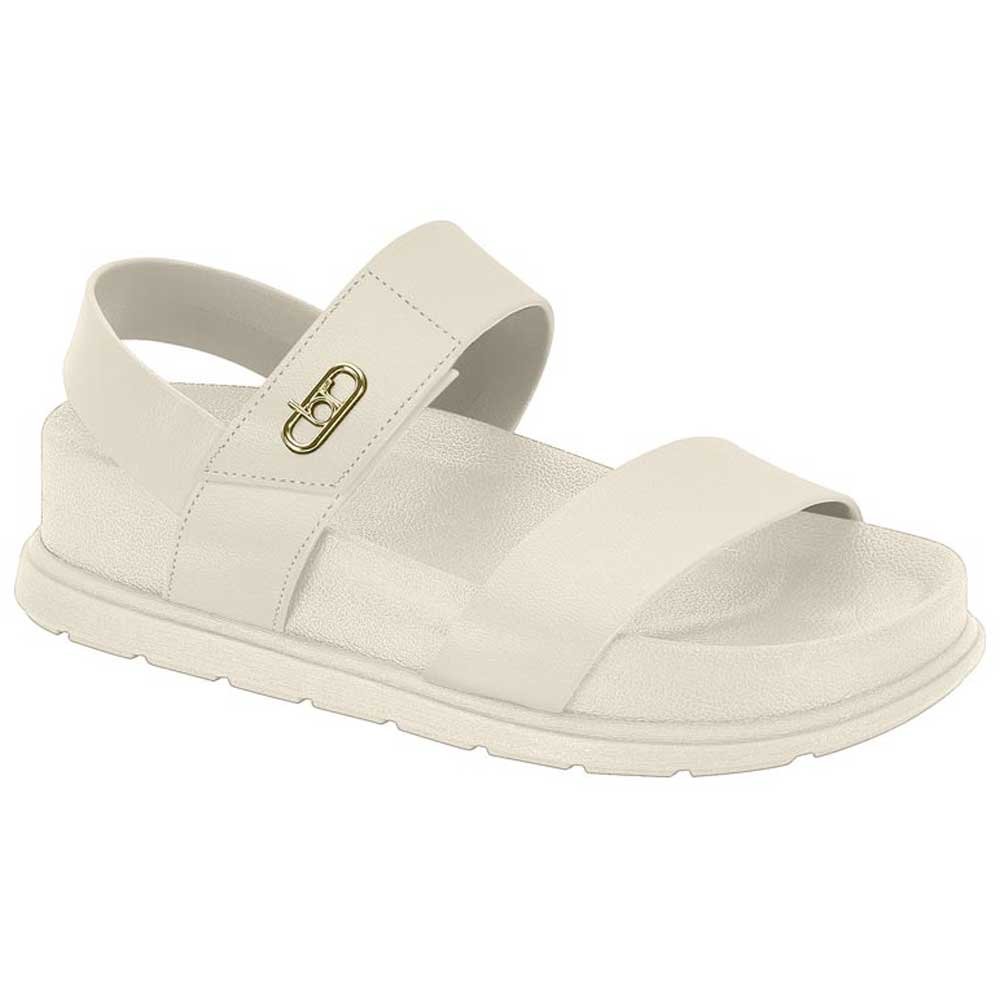 Sandália Papete Feminina Branco Off Beira Rio 8534.102 Branco 1