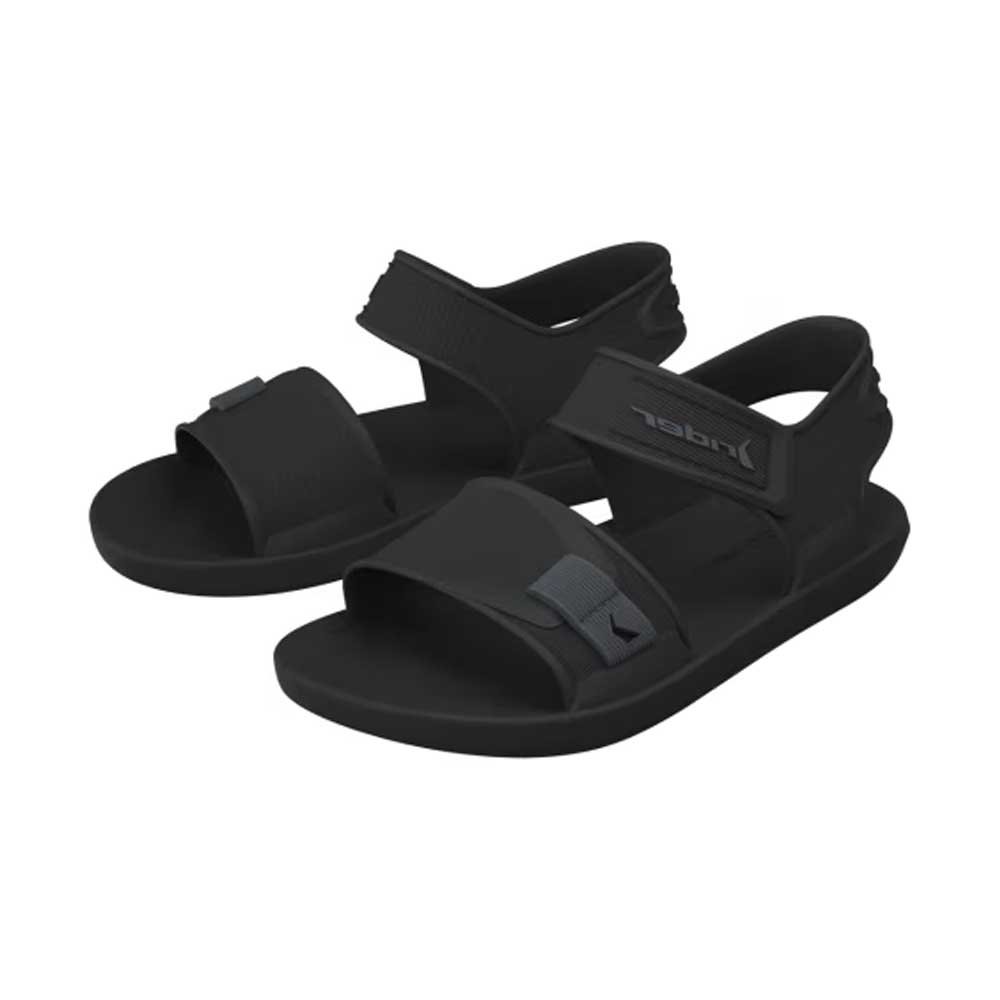 Sandália Papete Infantil Kick Cinza Preto Rider 12354-BI294 Preto 2