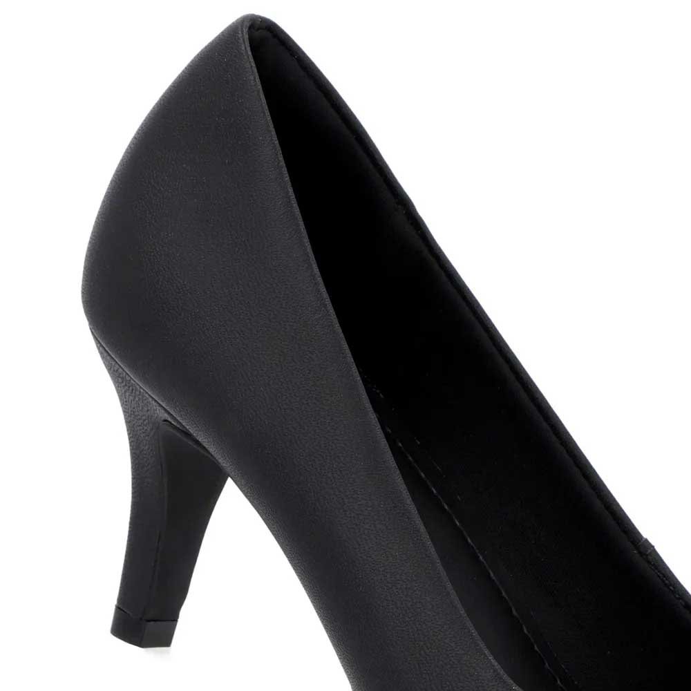 Scarpin Feminino Couro Preto Usaflex Z76011 Preto 4