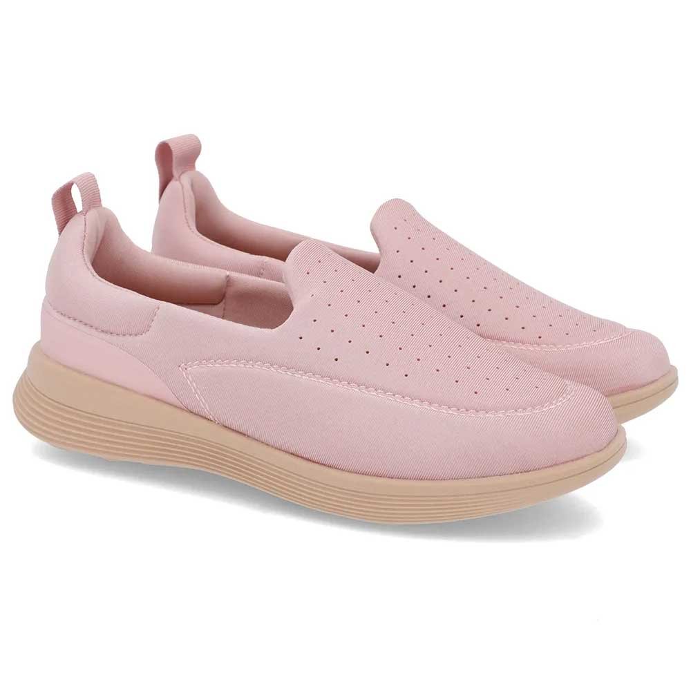 Tênis Casual Feminino Slip On Quartzo Usaflex AN03001 Rosa 2