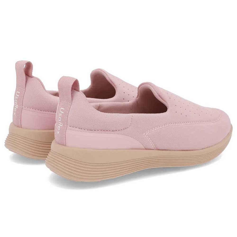 Tênis Casual Feminino Slip On Quartzo Usaflex AN03001 Rosa 3