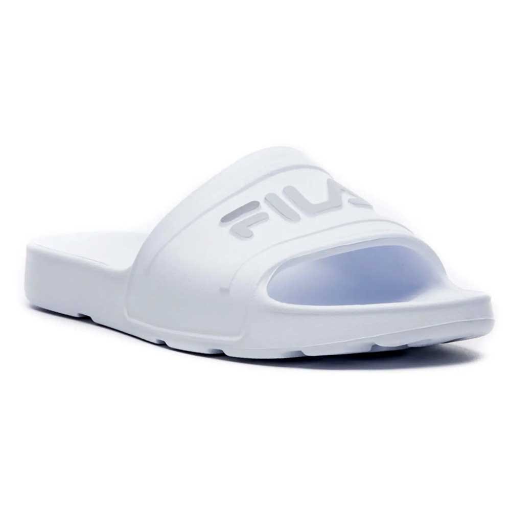 Chinelo Masculino Sleek Slide Branco Cinza Fila F01SD00010-6727 Branco 4