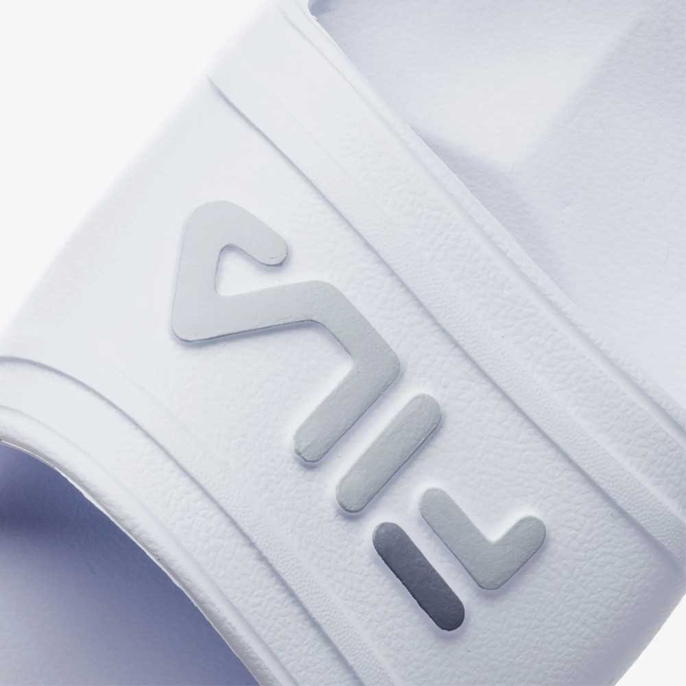 Chinelo Feminino Sleek Slide Branco Cinza Fila F02SD00011-6727 Branco 2