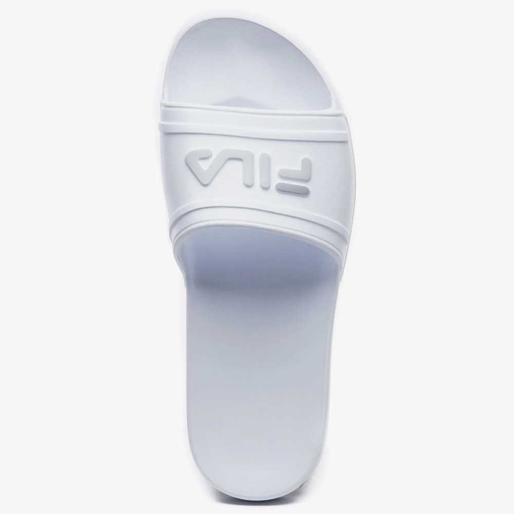 Chinelo Feminino Sleek Slide Branco Cinza Fila F02SD00011-6727 Branco 3