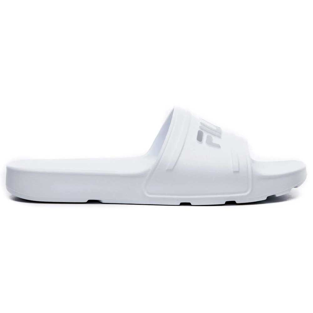 Chinelo Feminino Sleek Slide Branco Cinza Fila F02SD00011-6727 Branco 5