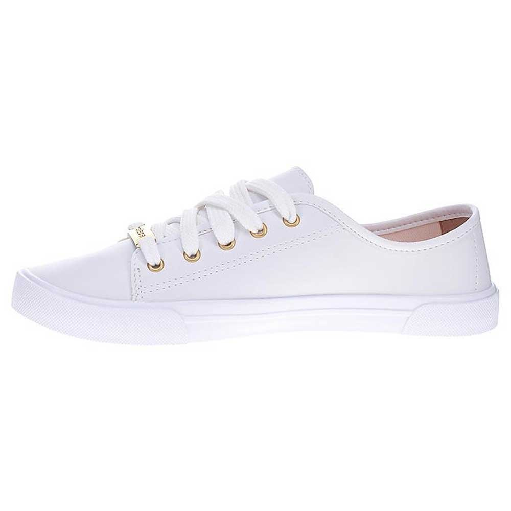 Tênis Feminino Casual Napa Branco Moleca 5296.510 Branco 3