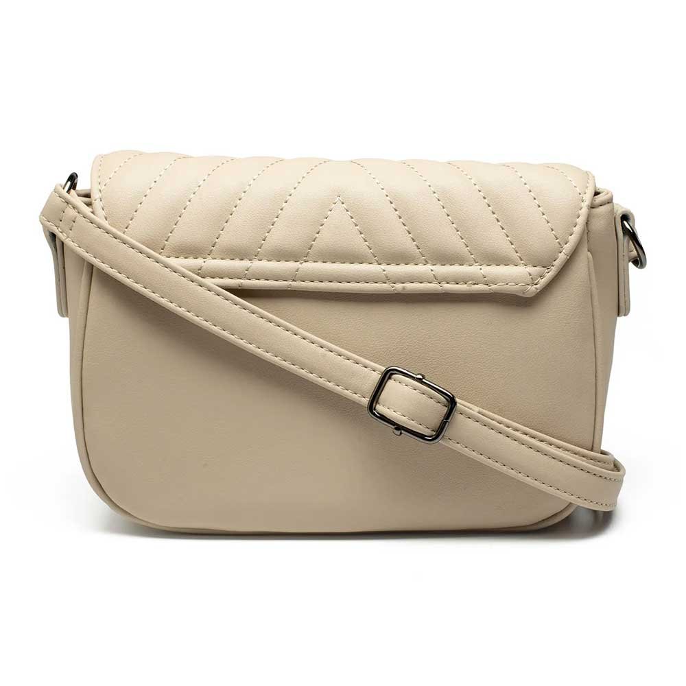 Bolsa Feminina Crossbody Macchiato Dakota DK166-0003 Bege 4