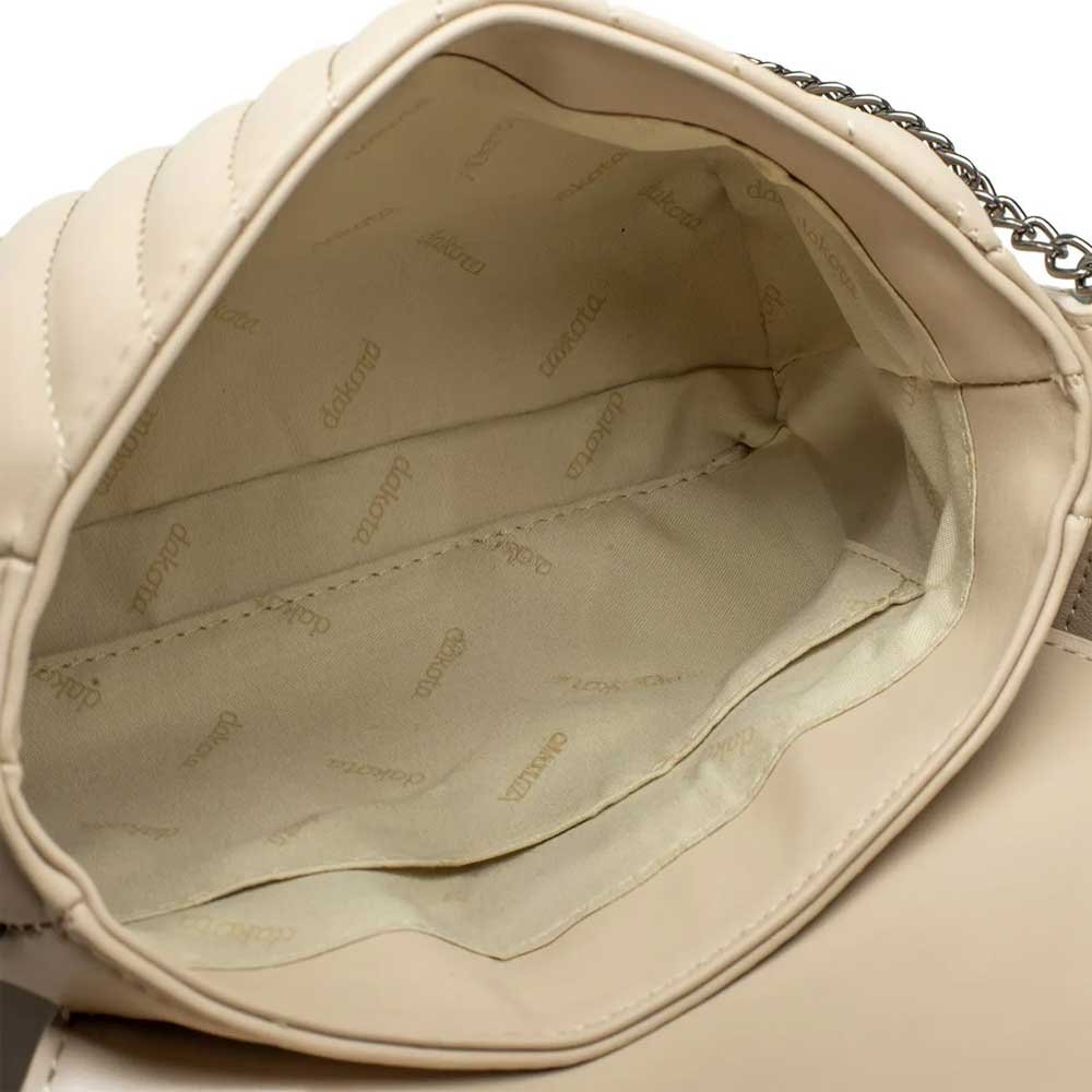 Bolsa Feminina Crossbody Macchiato Dakota DK166-0003 Bege 5