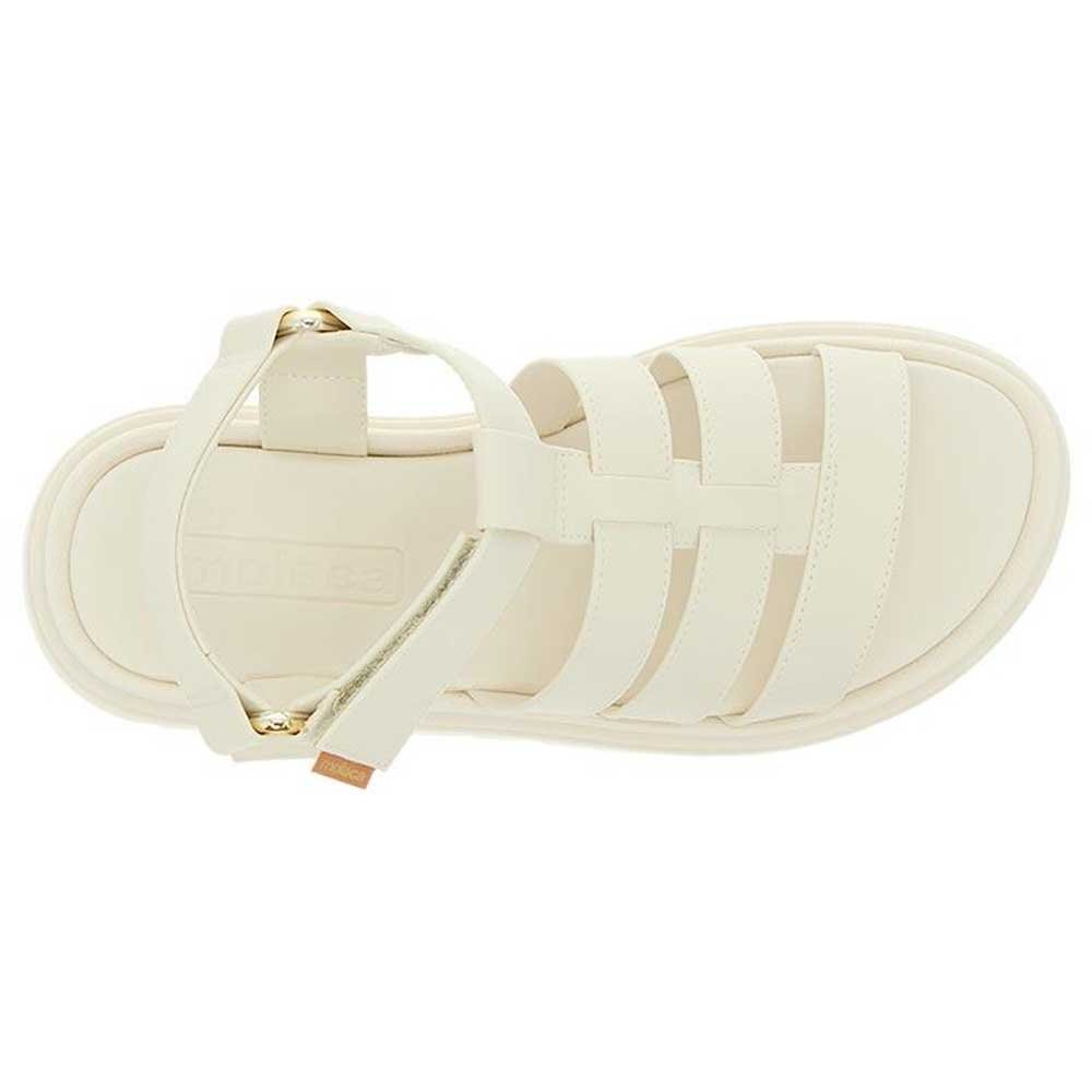 Sandália Feminina Papete Branco Off Moleca 5504.109 Off White 4
