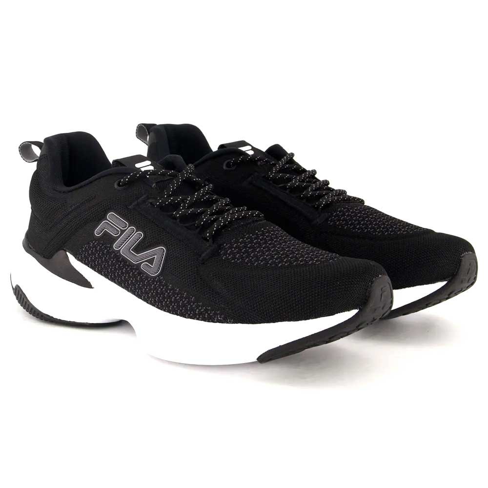 Tênis Esportivo Masculino Master Preto Cinza Fila F01TR00040-6728 Preto 3