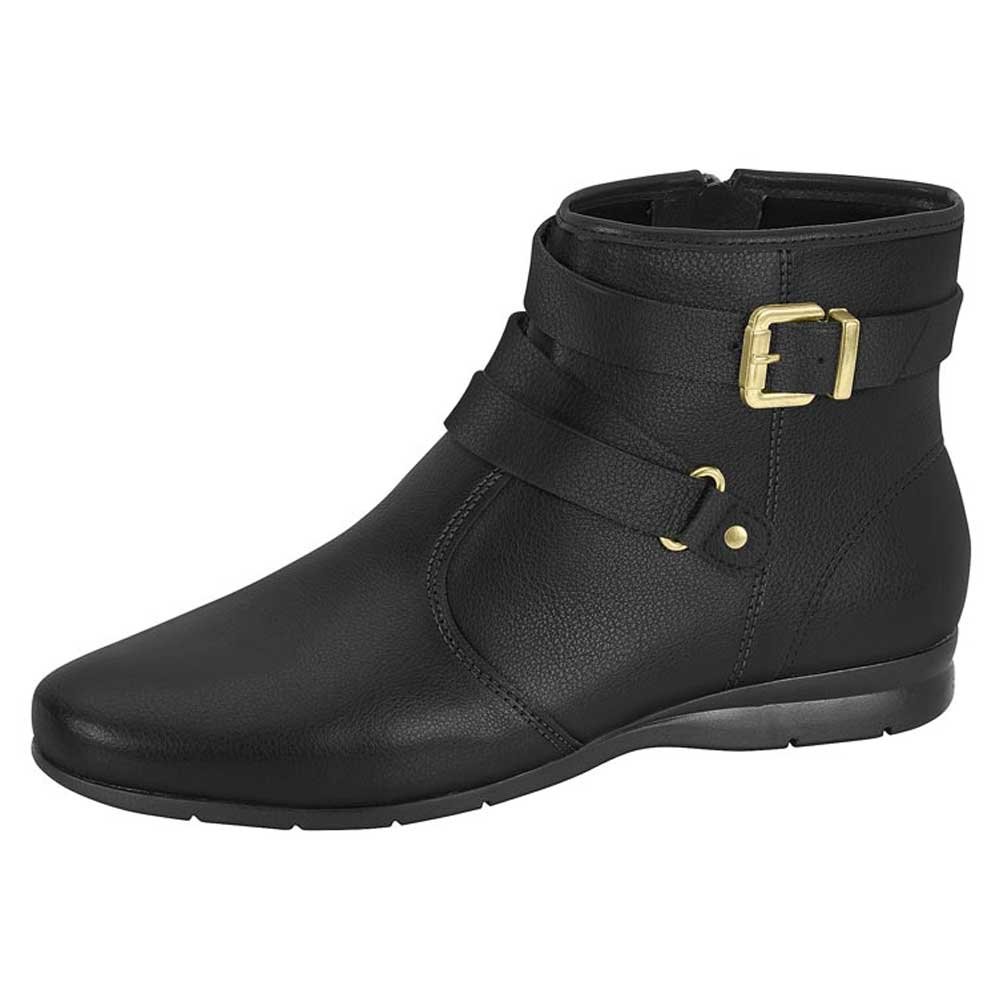 Bota Feminina Cano Curto Preto Beira Rio 9084.102 Preto 2
