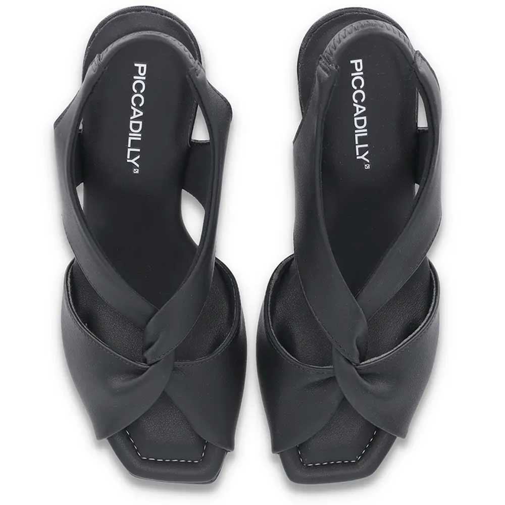 Sandália Feminina Salto Bloco Flavia Preto Piccadilly 626010-43 Preto 4