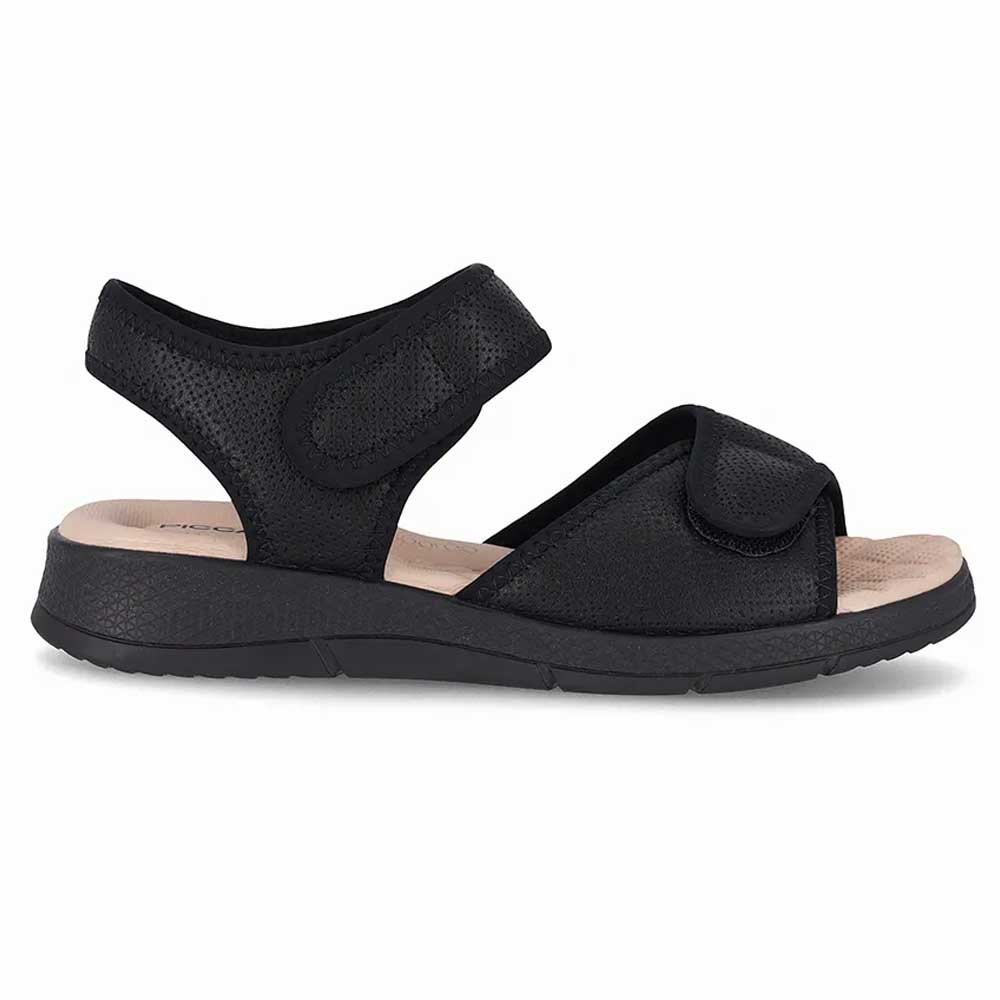 Sandália Papete Feminina Esporão Preto Piccadilly 571003-44 Preto 3