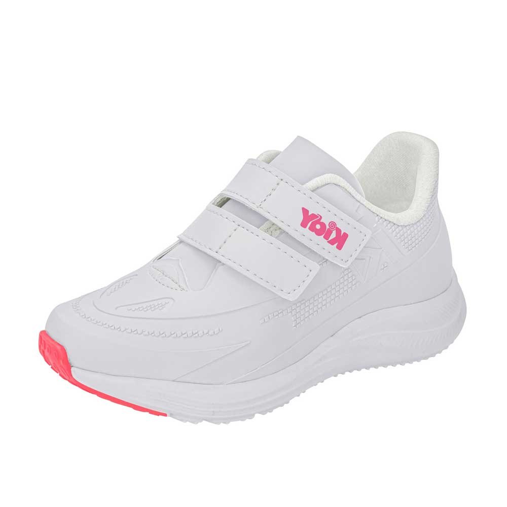 Tênis Infantil Super Conforto Respitec Branco Pink Kidy 438-1004-4118 Branco 2
