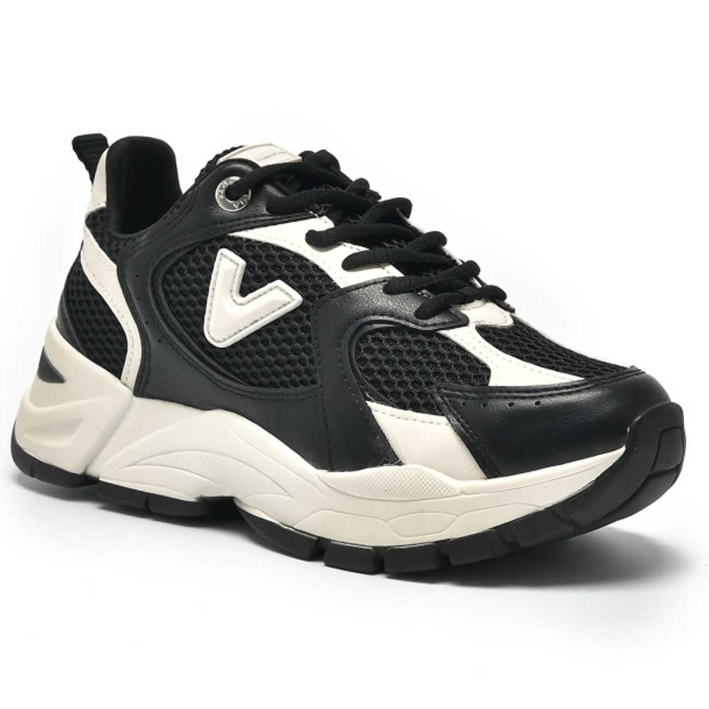 Tênis Casual Feminino Preto Marfim Via Marte 140-010-03 Preto 3