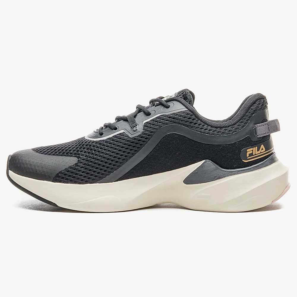 Tênis Esportivo Feminino Recovery Preto Dourado Fila 51J728X-6682 Cinza 3