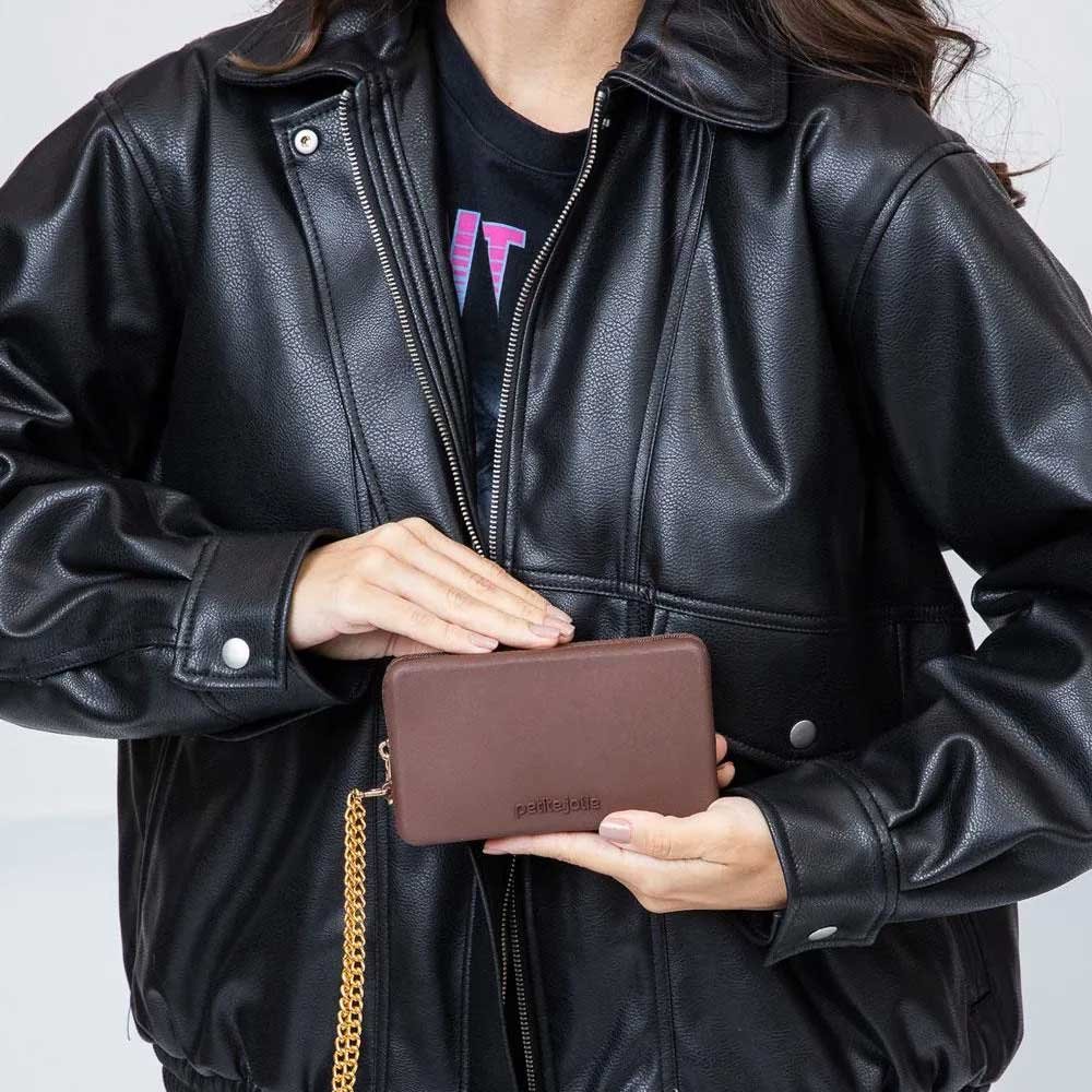 Bolsa Carteira Feminina Parker Brown Petite Jolie PJ20300 Vermelho 2