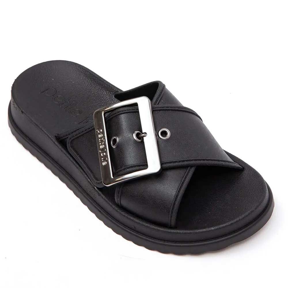 Chinelo Feminino Feat Preto Petite Jolie PJ7482 Preto 4