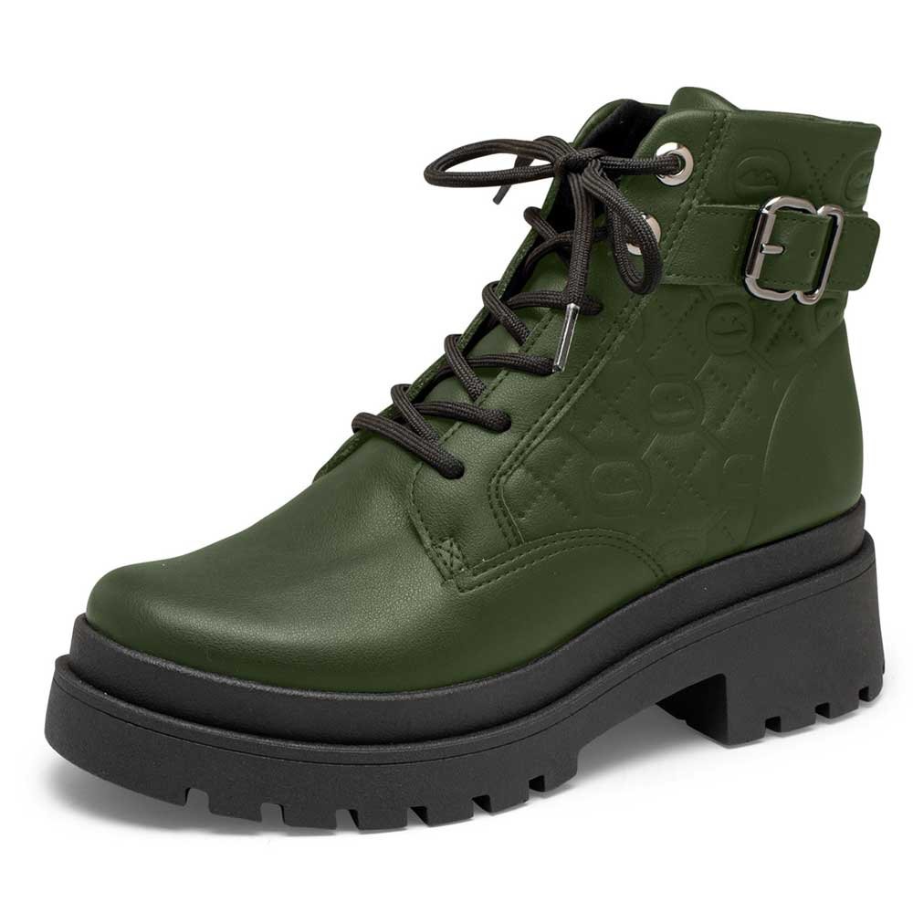 Bota Coturno Tratorado Feminino Graviola Dakota DA851-0006 Verde 2