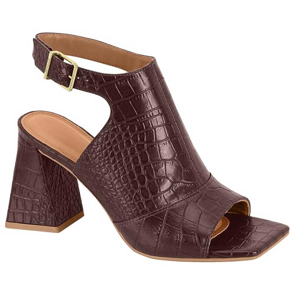 Sandália Feminina Open Boot Cacau Vizzano 6464.429 Marrom 1